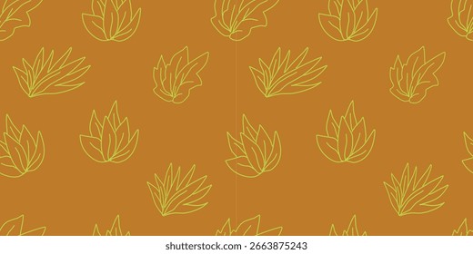 padrão sem costura folhas ornamento. eps