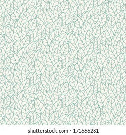 Seamless pattern with leaves. Vector illustration