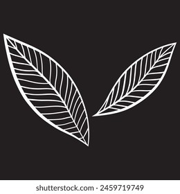 seamless pattern of leaves. VECTOR ILLUSTRATION