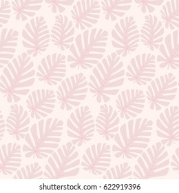 Seamless pattern with leaves. Vintage decorative elements. Abstract pattern.
