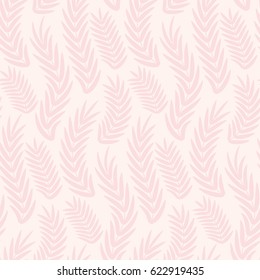 Seamless pattern with leaves. Vintage decorative elements. Abstract pattern.