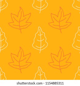 Seamless pattern with leaves for your design