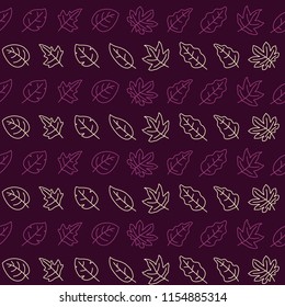 Seamless pattern with leaves for your design