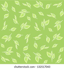 Seamless pattern with leaves. Seamless pattern for your design wallpapers, pattern fills, web page backgrounds, surface textures.