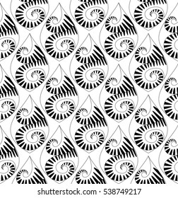 Seamless pattern with leaves.Design vector leaves pattern.