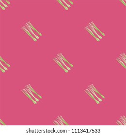 Seamless pattern with leek. Vector background for healthy food concept, autumn colorful tile and fabric