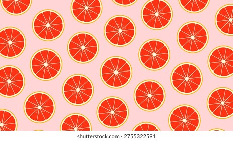 Seamless pattern lemon citrus, lemon slice background, Fresh Orange Slice Frame, Fresh Orange Slice Illustration, orange vektor illustration, lemon vector illustration