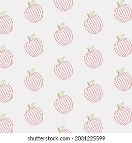 Seamless pattern of lemon. vector