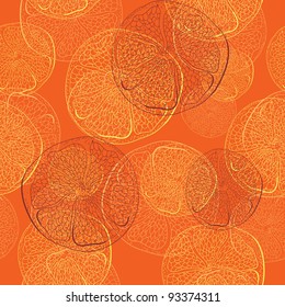 seamless pattern with lemons and oranges - vector illustration