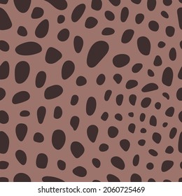 seamless pattern - leopard. Animal print. Colorful vector in flat style. baby design for fabric, print, textile, wrapper