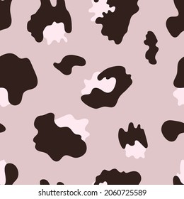 seamless pattern - leopard. Animal print. Colorful vector in flat style. baby design for fabric, print, textile, wrapper