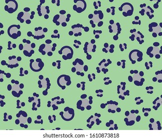 Seamless pattern leopard  background. Leopard pattern design, vector illustration background 