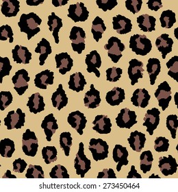 Leopard Print Vector Seamless Pattern Animal Stock Vector (Royalty Free ...