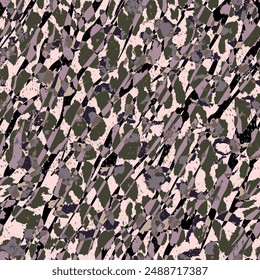 seamless pattern of leopard print fabric