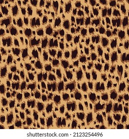 seamless pattern Leopard skin texture