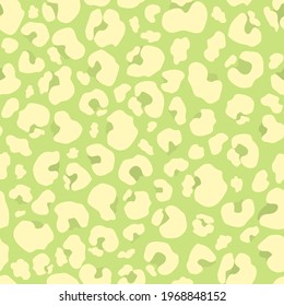 Seamless pattern Leopard spots . Leopard background vector illustration	