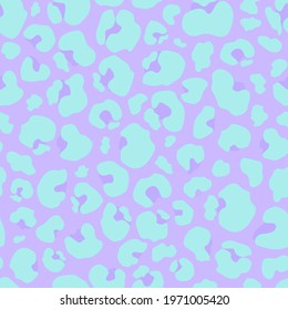 Seamless pattern Leopard spots . Leopard background vector illustration