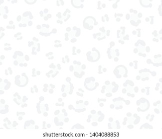Seamless pattern leopard white background. Leopard pattern design, vector illustration background 