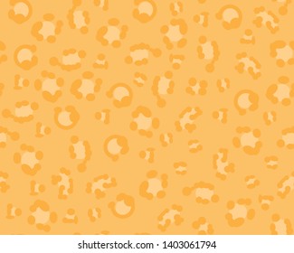 Seamless pattern leopard yellow background. Leopard pattern design, vector illustration background 
