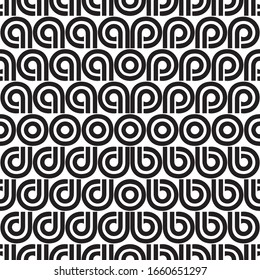 seamless pattern with letter a