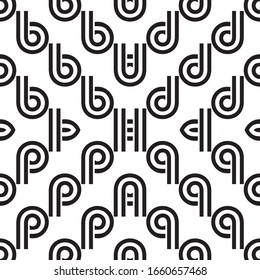 seamless pattern with letter b