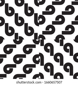 seamless pattern with letter b