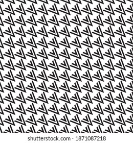 seamless pattern with letter V