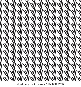 seamless pattern with letter V