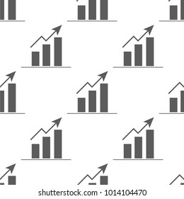 A seamless pattern of lifting economy for printing, on white background.