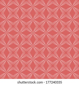 seamless pattern, light background with red elements, geometric design, vector illustration
