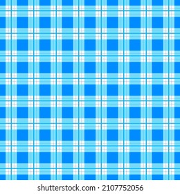 Seamless pattern light and dark blue colors for plaid, fabric, textile, clothes, tablecloth