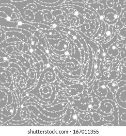 seamless pattern with light elements. Eps 10 vector