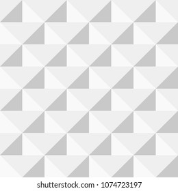 Seamless pattern. Light gray abstract geometric vector illustration. 