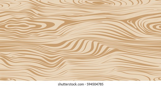 Seamless pattern with light wood texture. Wooden background. Vector illustration.