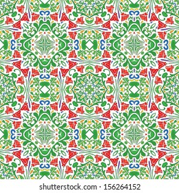 Seamless pattern - like Portuguese tiles