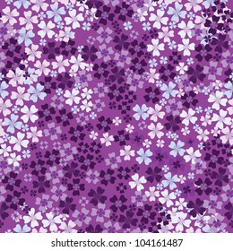 seamless pattern of lilac flowers