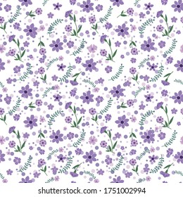 seamless pattern. pattern of lilac flowers, buds and leaves. for printing on fabric, wrapping paper, paper cups. Template for cards, invitations. pastel colors