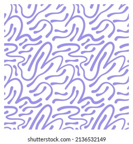 Seamless pattern of lilac waves.