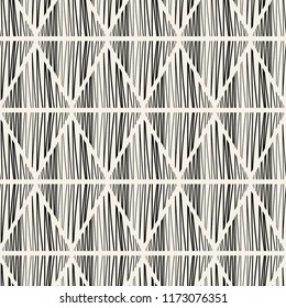 Seamless pattern with line abstract tria ngle.Repeating geometric tiles.Simple design with triangles