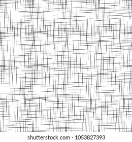 Seamless pattern line doodle hand drawing abstract isolated on white background