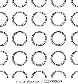 Seamless pattern, line polka dot fabric, wallpaper, vector.  Endless pattern can be used for ceramic tile, wallpaper, linoleum, textile, web page background.