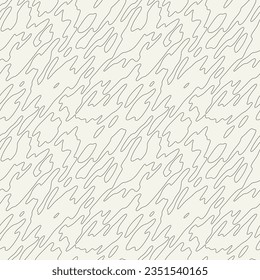 Seamless pattern with linear ripples. Endless stylish texture. Ripple repeating background. Natural stylized veins.