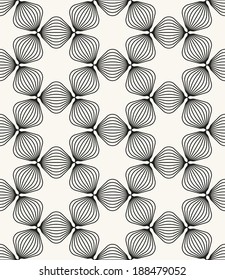 Seamless pattern. Linear stylish background. Vector repeating texture