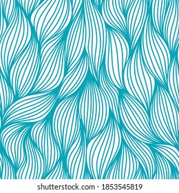 A seamless pattern of lines. A seamless abstract pattern of hand-drawn, floral background.