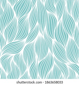 A seamless pattern of lines. A seamless abstract pattern of hand-drawn, floral background.