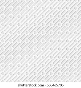 Seamless pattern of lines and circles. Abstract background. Vector illustration. 