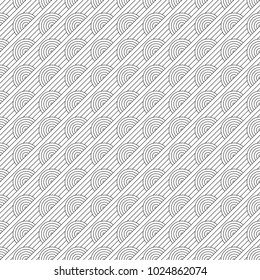Seamless pattern of lines and circles. Geometric background. Vector illustration. Good design.
