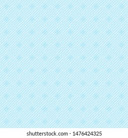 Seamless pattern of lines and circles. Geometric striped background. Vector illustration. Good design.