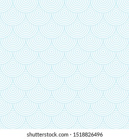Seamless pattern of lines and circles. Geometric background.