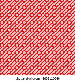 Seamless pattern of lines and circles. Geometric background. Vector illustration. Good quality. Good design.